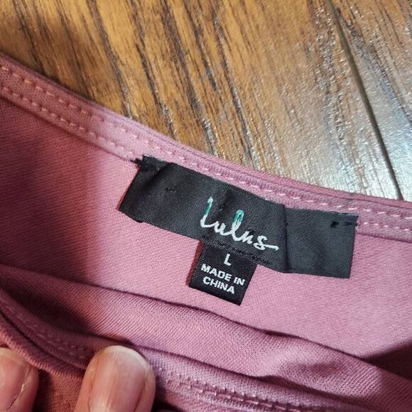 Lulu's Mauve bodycon dress - Picture 3 of 4